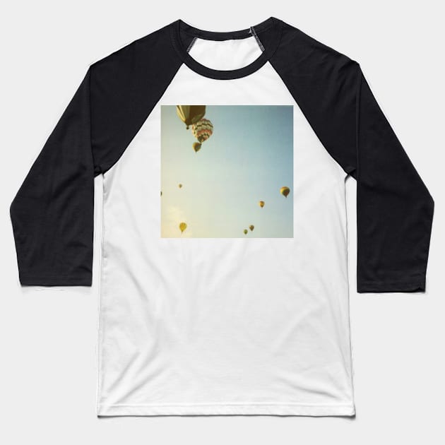 Flight of Fancy Baseball T-Shirt by ALICIABOCK